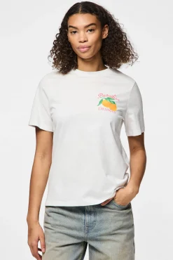 Camiseta básica con print