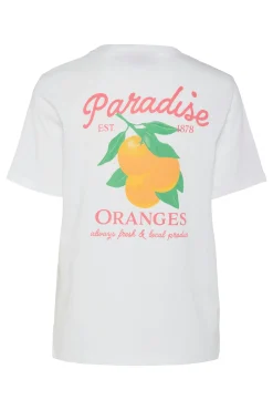 Camiseta básica con print