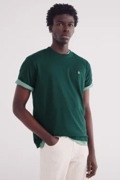 Camiseta básica cuello redondo