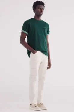 Camiseta básica cuello redondo