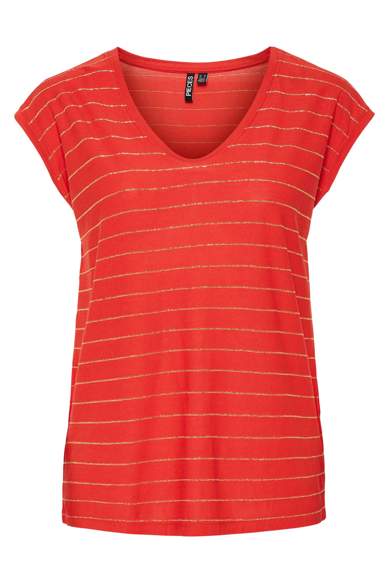 Camiseta básica de lurex