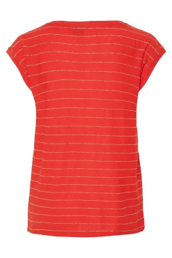 Camiseta básica de lurex