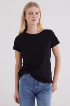 Camiseta básica manga vuelta