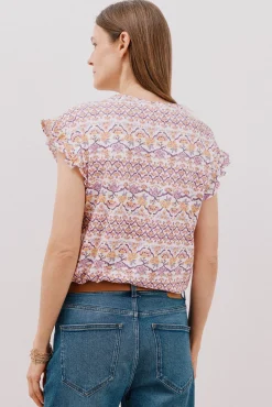 Camiseta básica volante