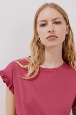 Camiseta básica volante
