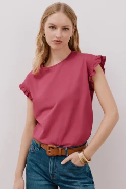 Camiseta básica volante
