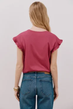 Camiseta básica volante