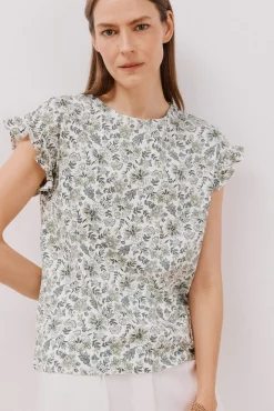Camiseta básica volante