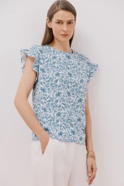 Camiseta básica volante