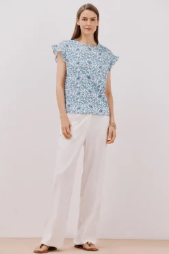 Camiseta básica volante
