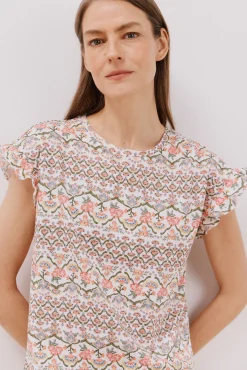 Camiseta básica volante