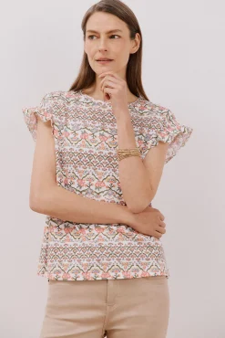 Camiseta básica volante