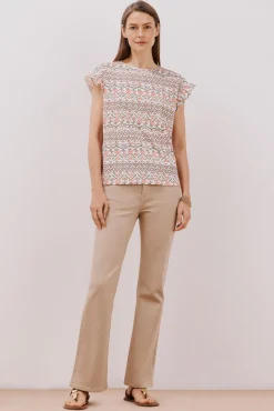 Camiseta básica volante