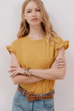 Camiseta básica volante