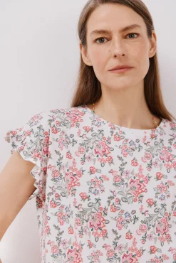 Camiseta básica volante