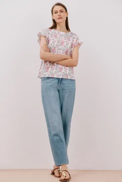 Camiseta básica volante