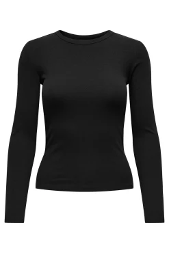 Camiseta canalé premamá de manga larga