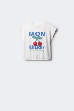Camiseta cereza niña