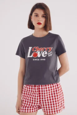 Camiseta "Cherry love"