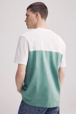 Camiseta color block