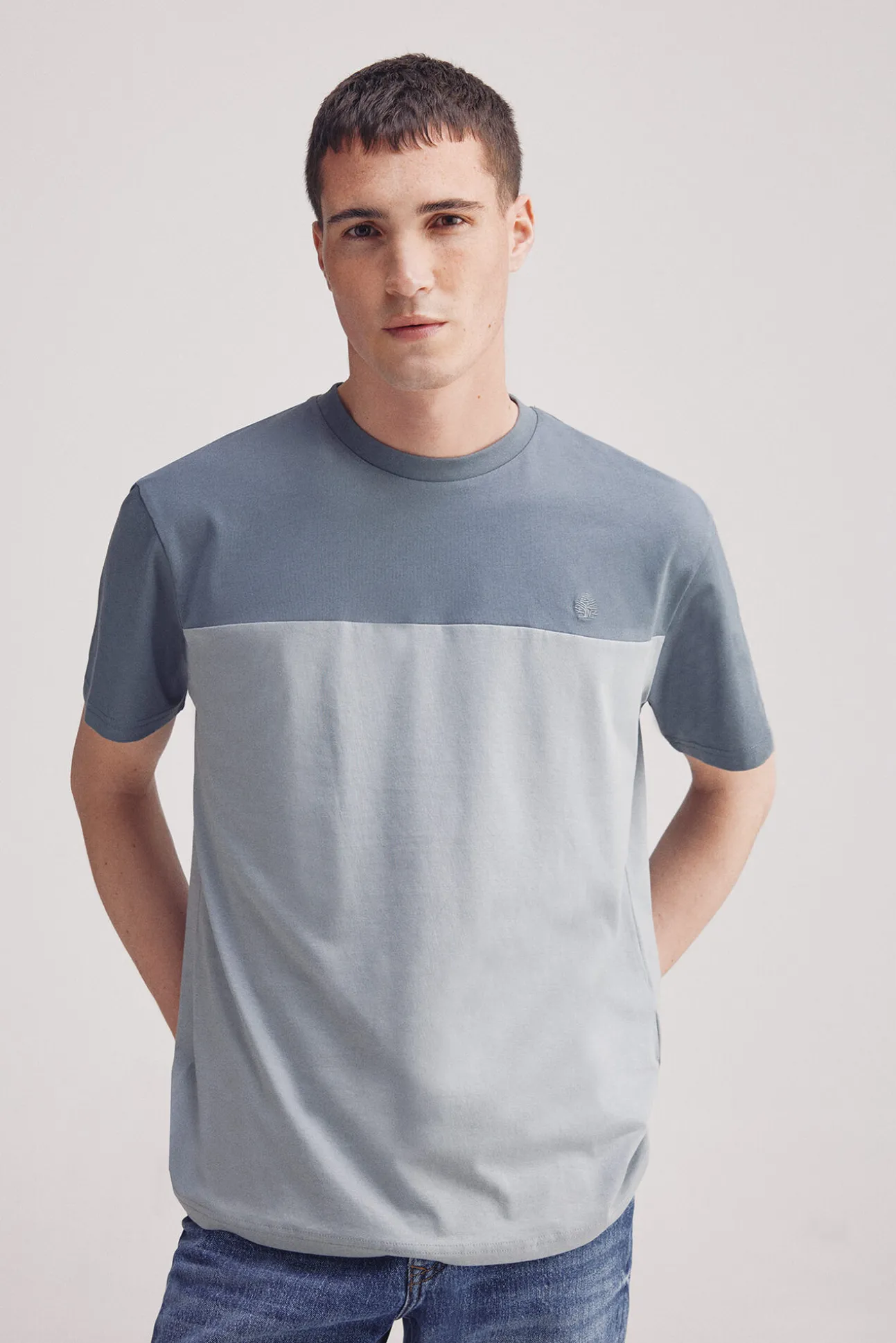 Camiseta color block