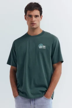 Camiseta composición paisajes