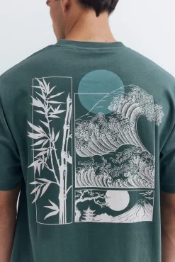 Camiseta composición paisajes