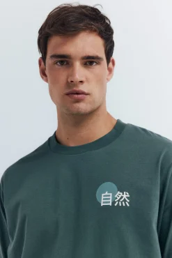 Camiseta composición paisajes