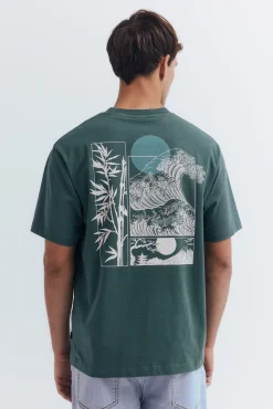 Camiseta composición paisajes