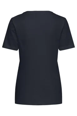 Camiseta con detalle de manga corta