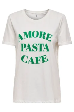 Camiseta con lettering