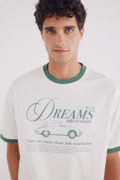Camiseta contraste stay dreams