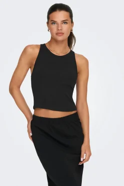 Camiseta corta de tirantes