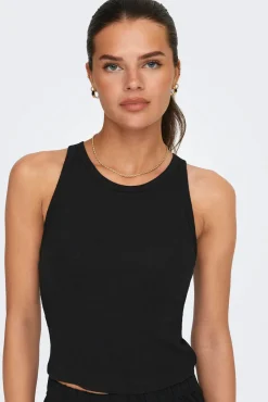 Camiseta corta de tirantes