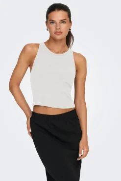 Camiseta corta de tirantes