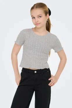Camiseta cropped niña