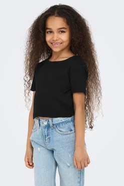 Camiseta cropped niña