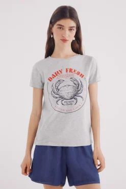 Camiseta "Daily fresh seafood"