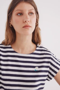 Camiseta "Daisy "rayas