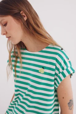 Camiseta "Daisy "rayas