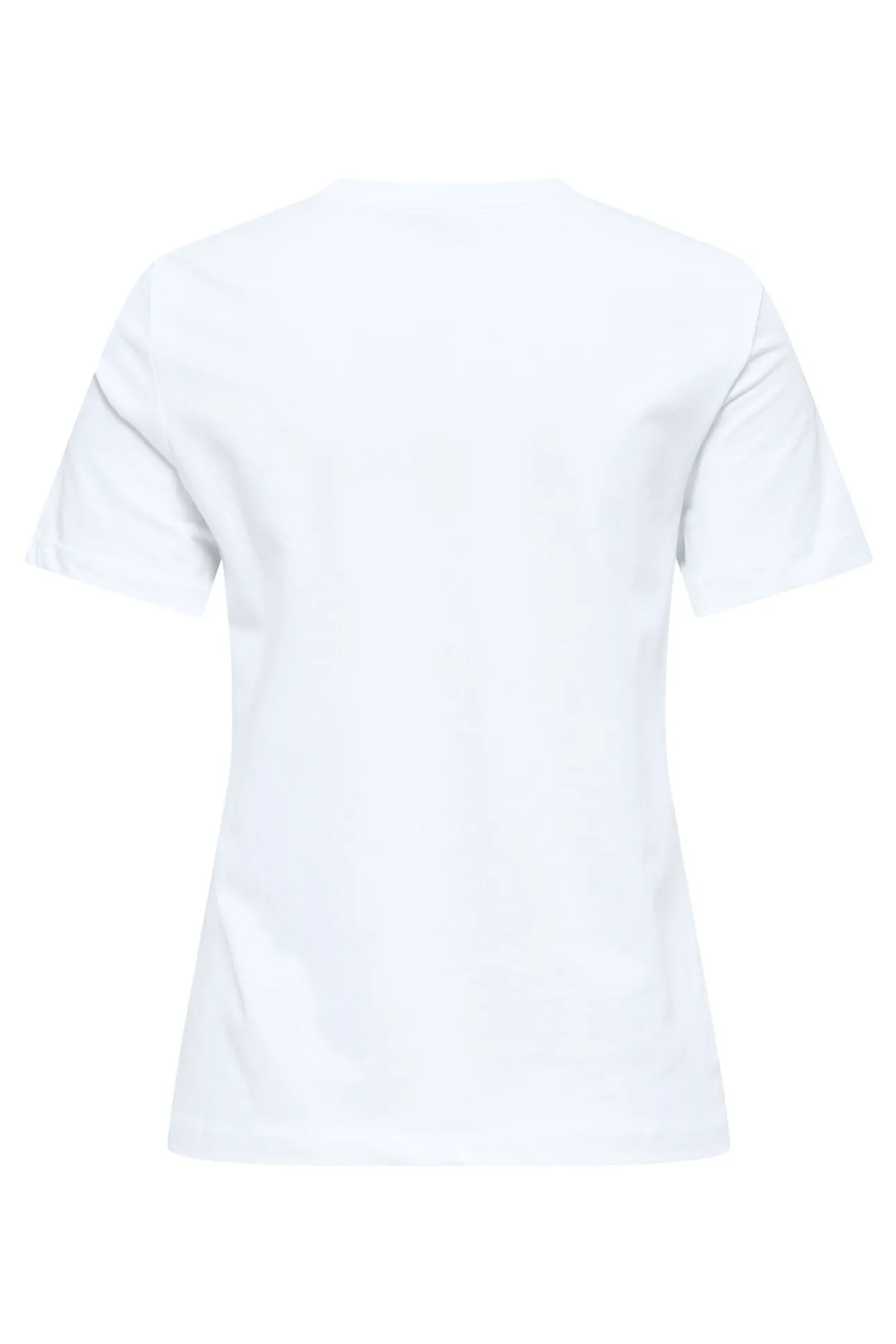 Camiseta de manga corta detalle bordados