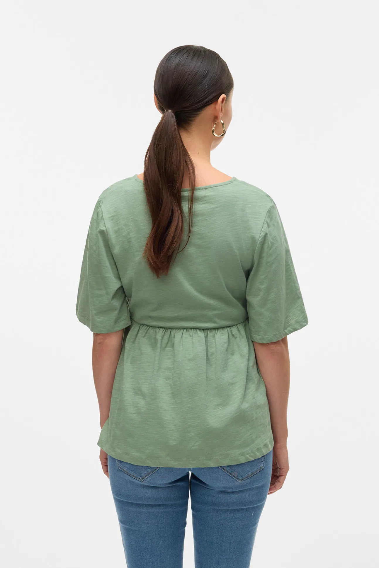 Camiseta de manga corta maternity y lactancia
