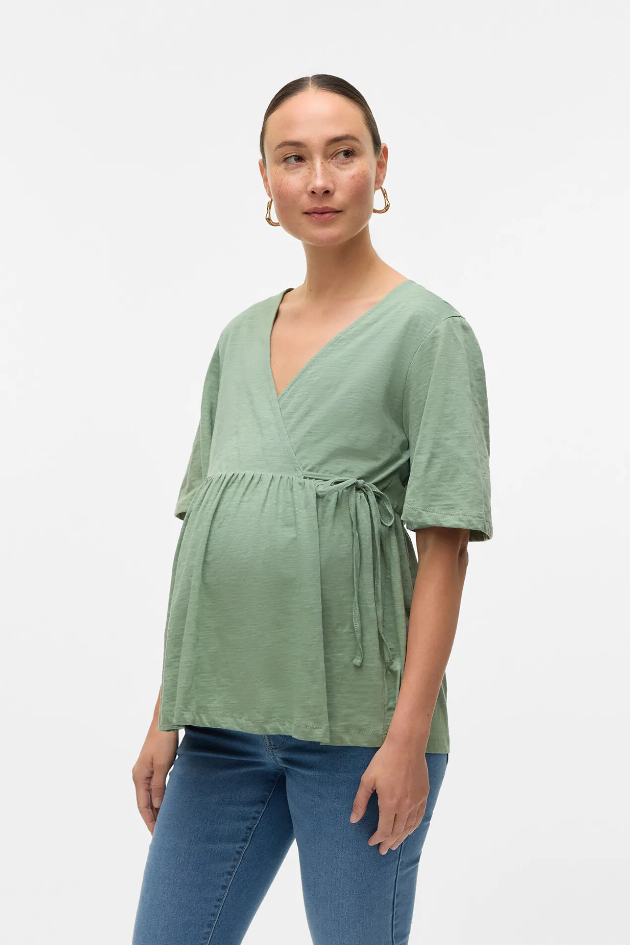 Camiseta de manga corta maternity y lactancia