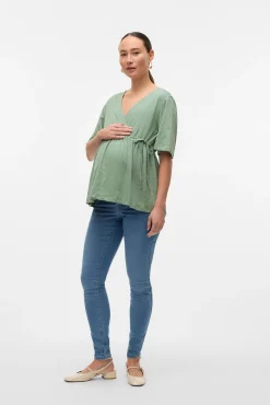 Camiseta de manga corta maternity y lactancia