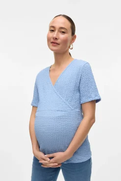 Camiseta de manga corta maternity y lactancia