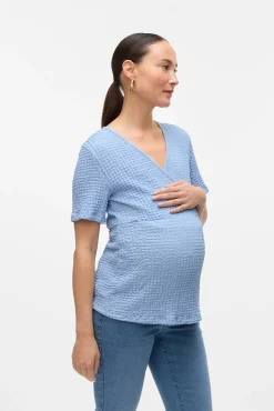 Camiseta de manga corta maternity y lactancia