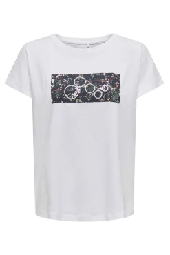 Camiseta de manga corta y cuello redondo