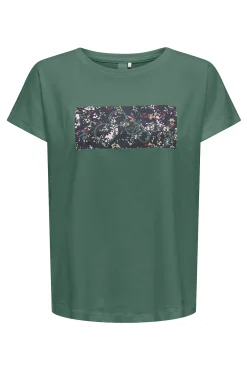 Camiseta de manga corta y cuello redondo