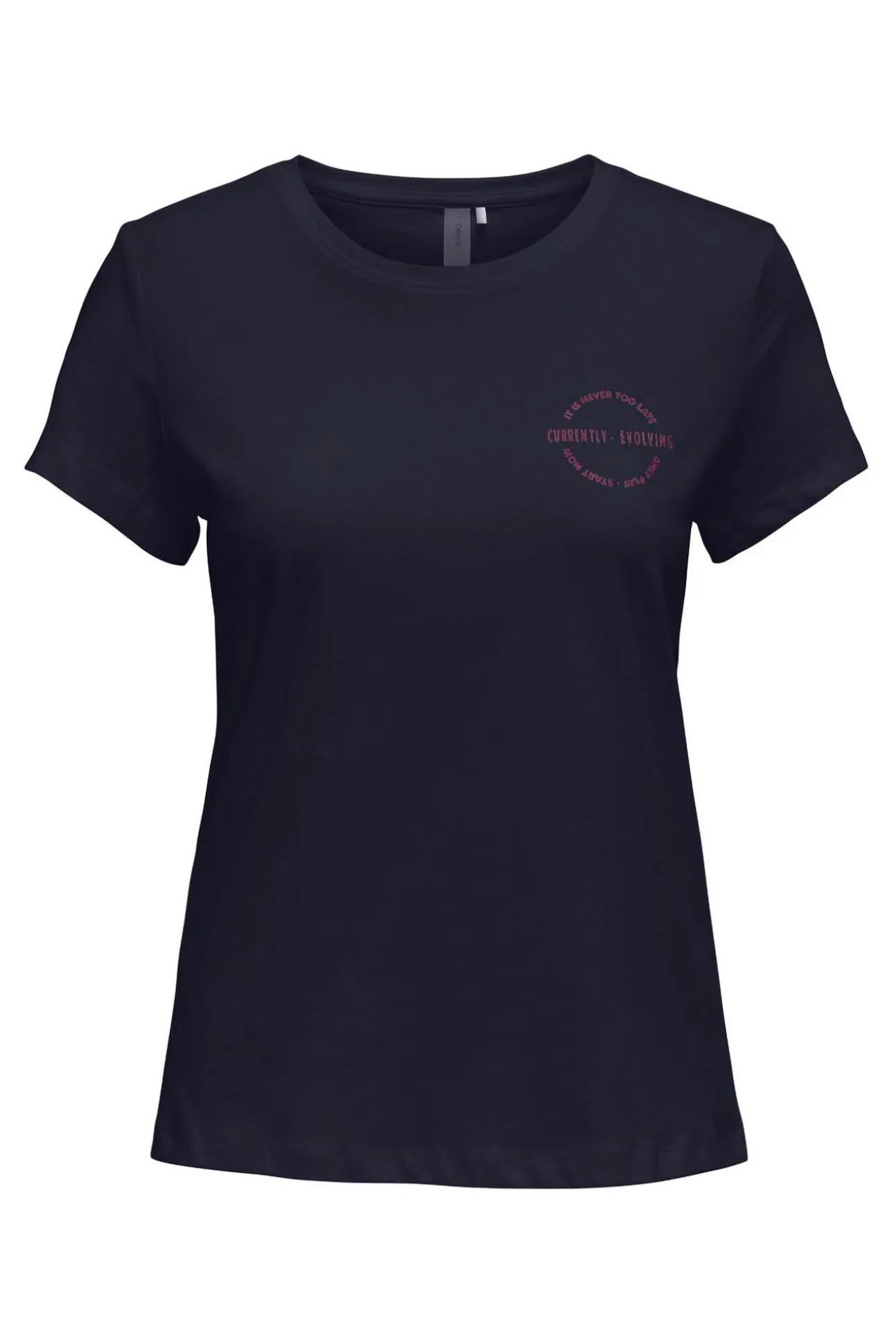 Camiseta de manga corta y cuello redondo