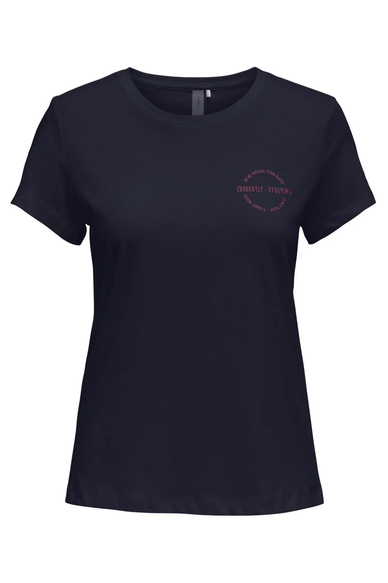 Camiseta de manga corta y cuello redondo